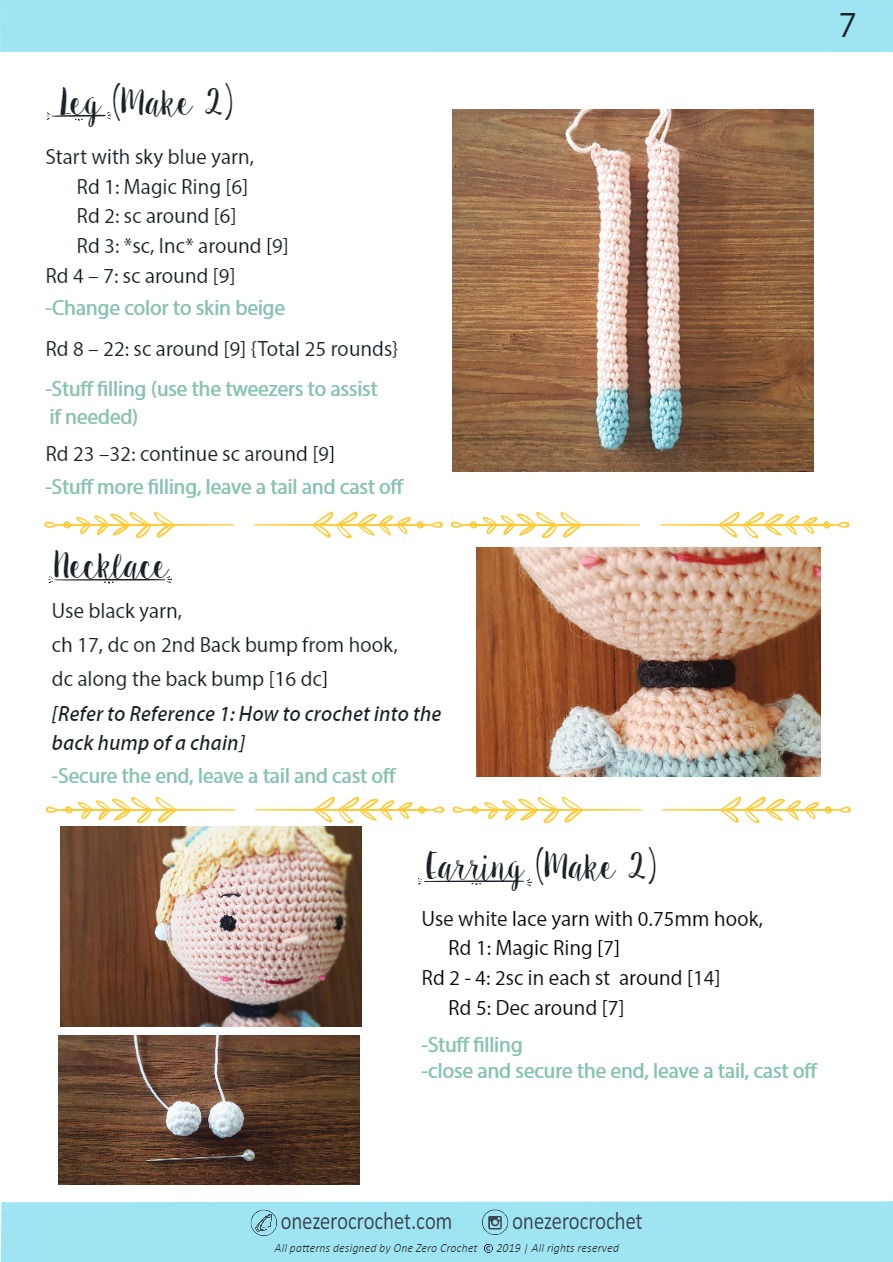 Cinderella Crochet Pattern – One Zero Crochet